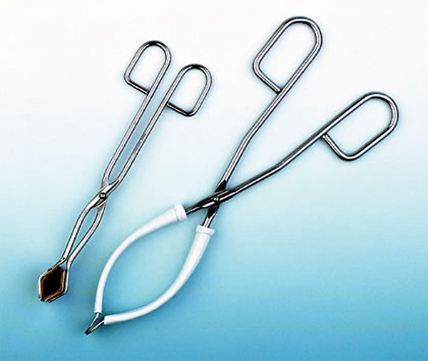 Stainless steel forceps for flasks and beakers - Clamps / forceps