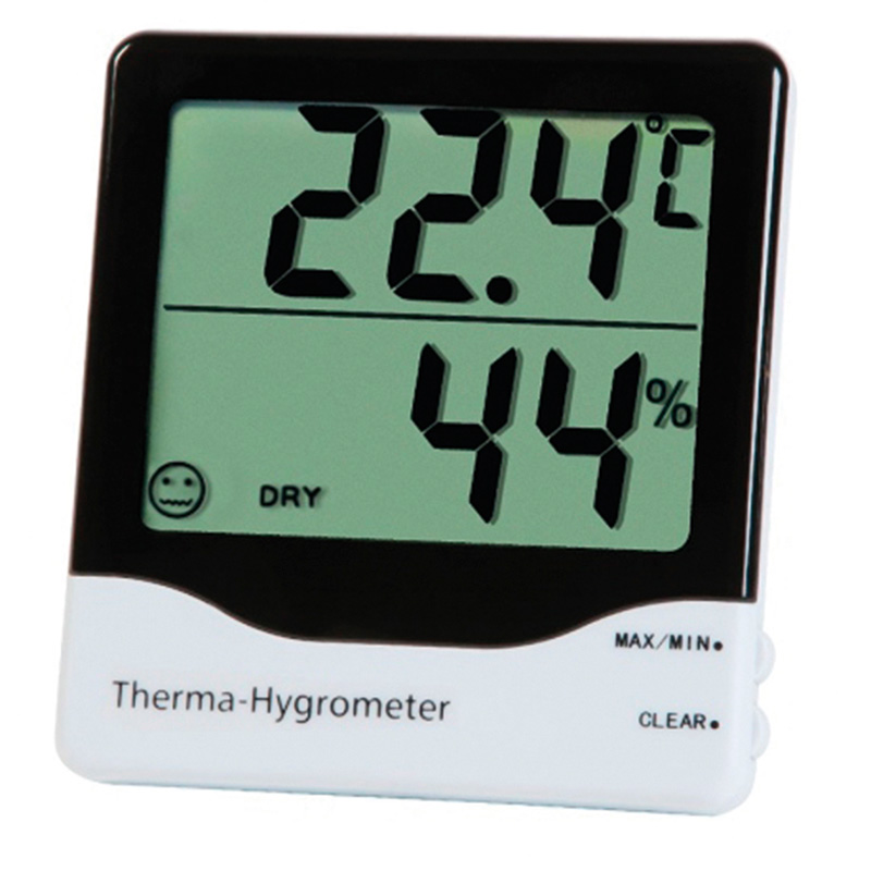 Thermo-hygromètre mural avec capteur interne - Thermo-hygromètres